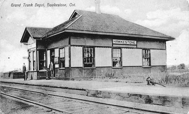 Grand Trunk Depot, Hawkestone, Ontario