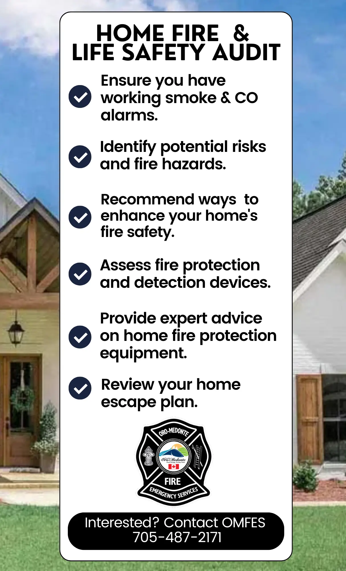 Safety Audits Township of OroMedonte